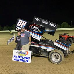 Phillips Produces First Career Sprint Car Win During Career-Best Weekend