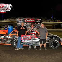 B.J. Robinson rallied from 13th to win the $5,000 CCSDS feature at Arrowehead Speedway on Sept. 14.