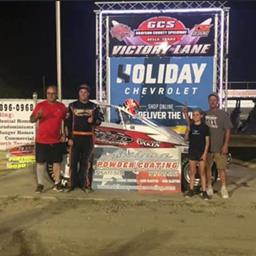 Logan Scherb Wins With ASCS Elite Non-Wing At Grayson County Speedway