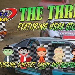 Costumes, Candy and Circle Track Racing!! The Thriller Oct 26 - Tulsa Speedway