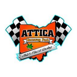 Brubaker Gets 1st Attica 410 Win of Year; Reed Takes Track Title