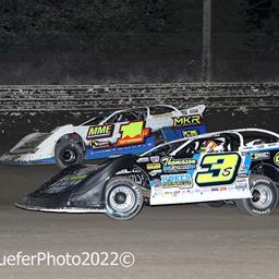 Sycamore Speedway (Maple Park, IL) – Lucas Oil Midwest LateModel Racing Association – Harvest Hustle – September 30th-October 1st, 2022. (Mike Ruefer photo)