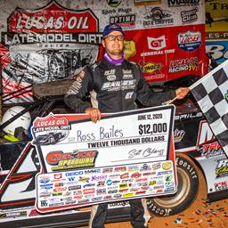 Bailes Wins Cherokee Lucas Oil Race on Final Lap