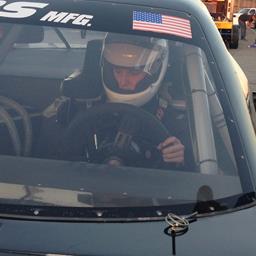 Testing an asphalt late model at Irwindale