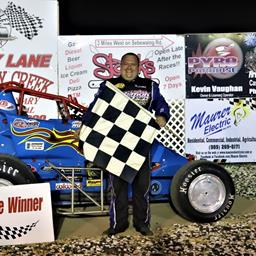 RUHLMAN WINS FIRST SPRINT CAR RACE