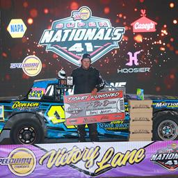 Johnson’s run for the record book highlights a  record Super Nationals night for Hobby Stocks