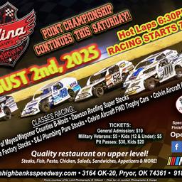 Championship Points Chase Resumes Saturday