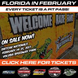 DIRTcar Nationals February 14-25,2017 On Sale Now!