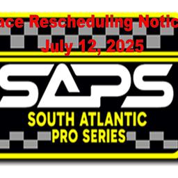 Race Rescheduling Notice – July 12, 2025