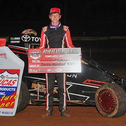 Cannon McIntosh Fires Off First POWRi West Win of the Year in OKC