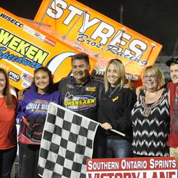 STYRES EXTENDS POINTS LEAD WITH WIN AT BRIGHTON