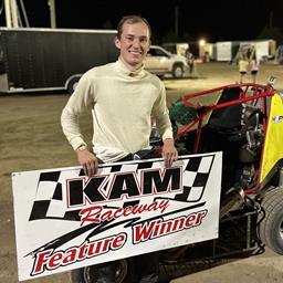 Steinkruger, Potter, Samuelson, and Frisell Score Saturday Victories at KAM Raceway!