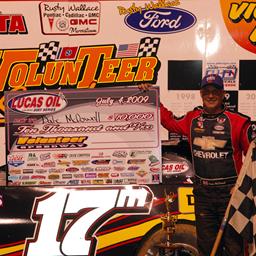 McDowell Welcomes New Sponsors in Winning Style by Taking Series Event at Volunteer Speedway