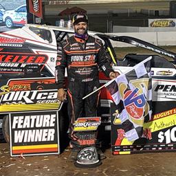 ANTHONY PERREGO WINS $10,000 AS SUPER DIRTCAR BIG-BLOCK MODS RETURN FOR 1ST TIME IN 8 YEARS; CAREER 1ST SHARON &quot;410&quot; SPRINT WIN FOR BRANDON SPITHALER
