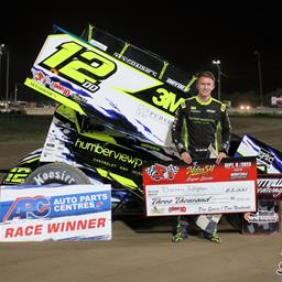 DRYDEN DOMINANT, MCPHERSON CLOSES OUT STOCK CAR SEASON AT MERRITTVILLE