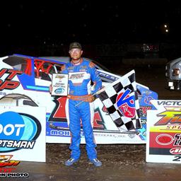 Emmett Waldron Scores First Career DIRTcar Sportsman Series Win, Gavin Eisele Wins Central Region Title