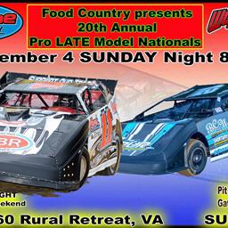 July 30 American All-Star and All other racing cancelled