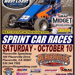 Wingless mania invades Placerville Speedway Saturday