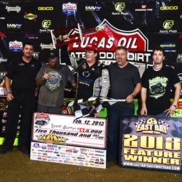 Bloomquist Back in Lucas Oil Victory Lane at East Bay