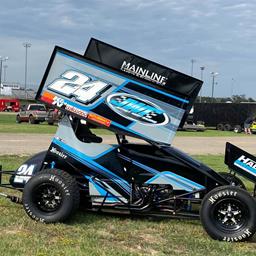 West Jr. Ties Career-Best Sprint Car Result With Seventh-Place Outing