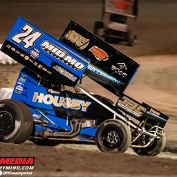 Williamson Produces Podium During First Sprint Car Start at Double X Speedway