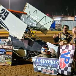 JEFF OLIVER GETS CAREER FIRST USCS WIN @ LAVONIA SPEEDWAY