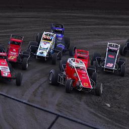 Tri-State Speedway (Haubstadt, IN) – USAC AMSOIL Sprint Car National Championship – Spring Showdown – May 10th, 2025. (Josh James Artwork)