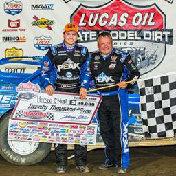 Hudson O’Neal Earns First Lucas Oil Win