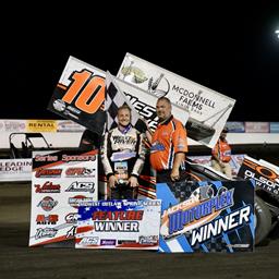 Bogucki and Rosenboom Triumphant at Jackson Motorplex During Joel Pingeon Trucking 410 Shootout Presented by C &amp; B Operations