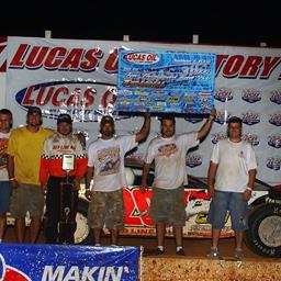 Owens is Outstanding in Lucas Oil Late Model Dirt Series Win at Tazewell Speedway