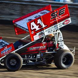 Dominic Scelzi Doubling Up Saturday at Stockton Dirt Track