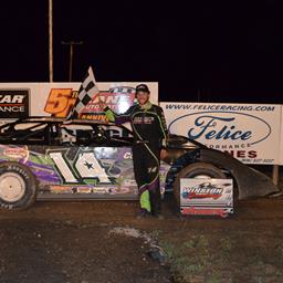Brandon Thirlby Wins One of Many Thrilling Features at Winston Speedway