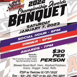 2022 Princeton and North Central Speedway Banquet!