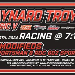 THE F/A PRODUCTS MAYNARD TROYER CLASSIC V SET TO PAY A MINIMUM OF $11,000-TO-WIN FOR RACE OF CHAMPIONS MODIFIED SERIES