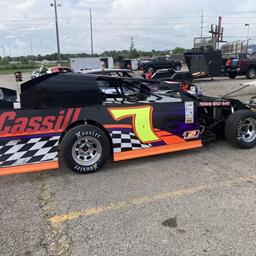Ken&amp;#39;s Cassill Motorsports No. 7 Sport Mod entry for the Cassill Wall of Fame Night at Hawkeye Downs Speedway on Friday, July 25.