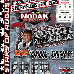 $4K to Win Ole Olson Memorial Stock Car Race