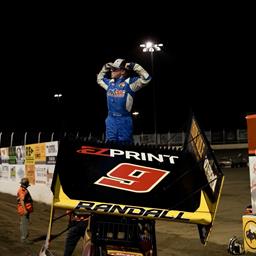 Randall and Tatnell Hustle to Wins at Huset’s Speedway During Bull Haulers Brawl Presented by Folkens Brothers Trucking Opener