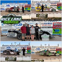 Cooper Sundby Wins First Late Model Feature at Rice Lake Speedway