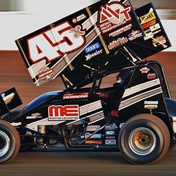 Herrera Captures First World of Outlaws Top-10 Finish Since 2009