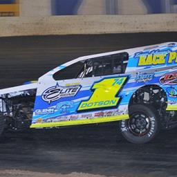 Dotson repeats, rookie Richards earns first SportMod win at IMCA.TV Winter Nationals