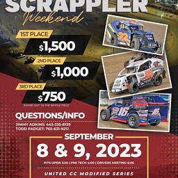 Two Nights one Track $1500 to win both nights. Middleford Speedway Sept 8th &amp; 9th