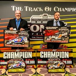 $105,725 DISTRIBUTED AT THE VERNON DOWNS CASINO HOTEL HONORING COMPETITORS FROM THE FONDA AND UTICA-ROME SPEEDWAYS