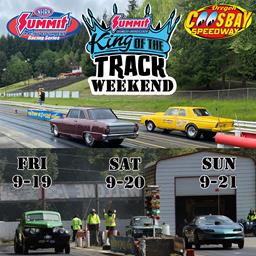 Schedule Update – King of the Track Moves to Saturday, SUNDAY Canceled