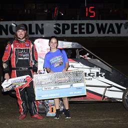 Jones Charges to Victory at Lincoln Speedway