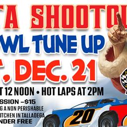 HO! HO! HO! We are racing Saturday, December 21st!