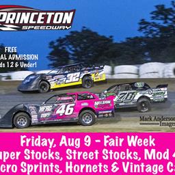 Mille Lacs County Fair Week Racing!