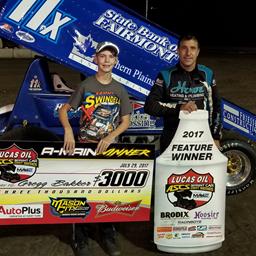 Gregg Bakker Perfect For Lucas Oil ASCS Victory At Mason City Motor Speedway