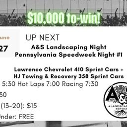 Speedweek Begins Friday At Williams Grove Speedway