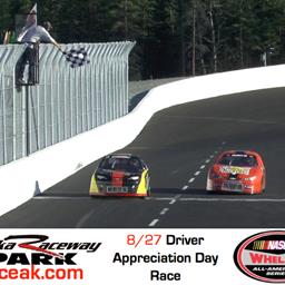 August 27 Driver Appreciation Day oval race