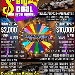 The Big Deal 602 Late Model Weekend at Duck River Raceway Park